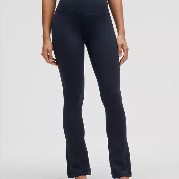 Lululemon Align High Rise Mini Flare Navy Leggings - Long 32” - Picture 7 of 7